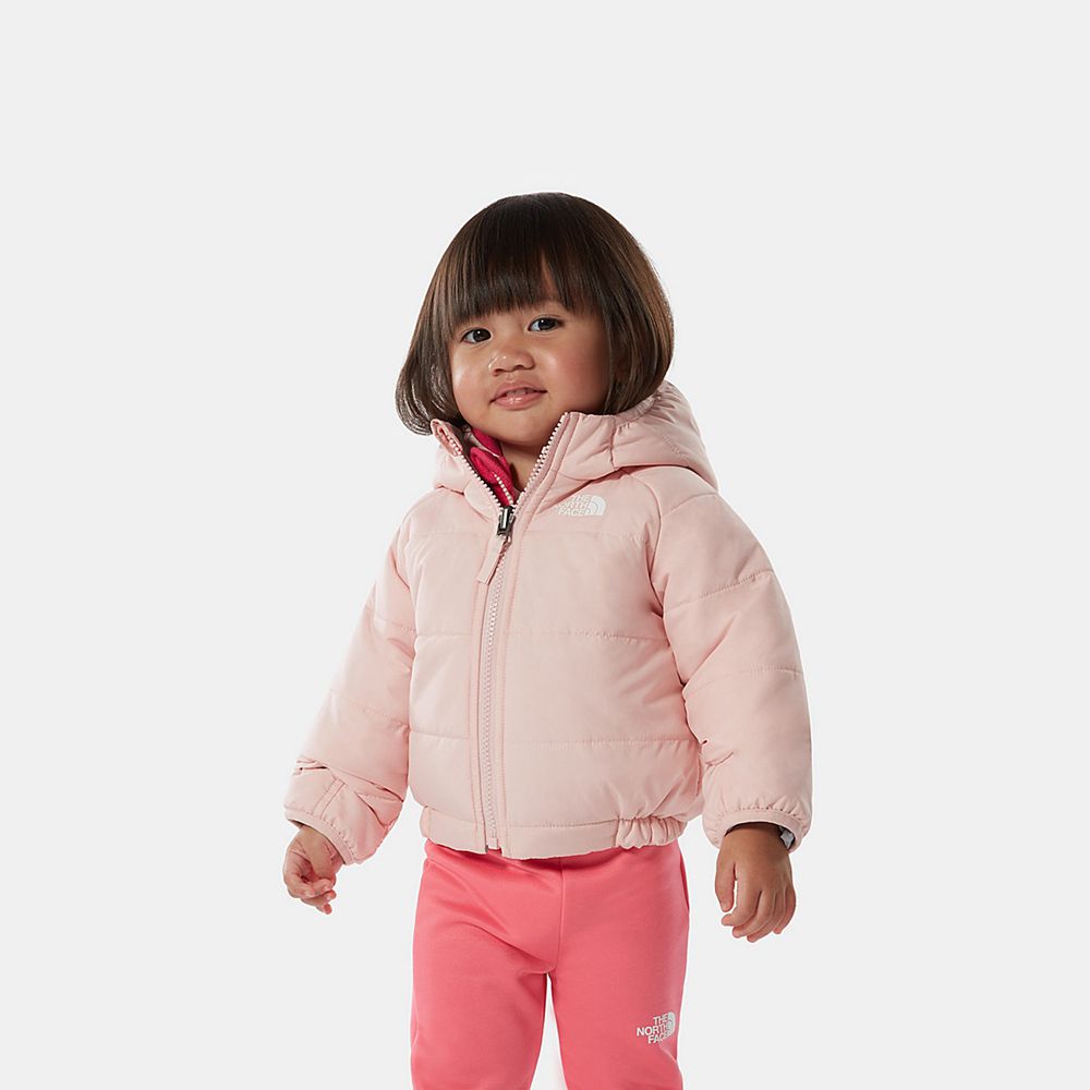 The North Face Waterproof Jackets Infant Australia - The North Face Reversible Perrito Rose / Grey (